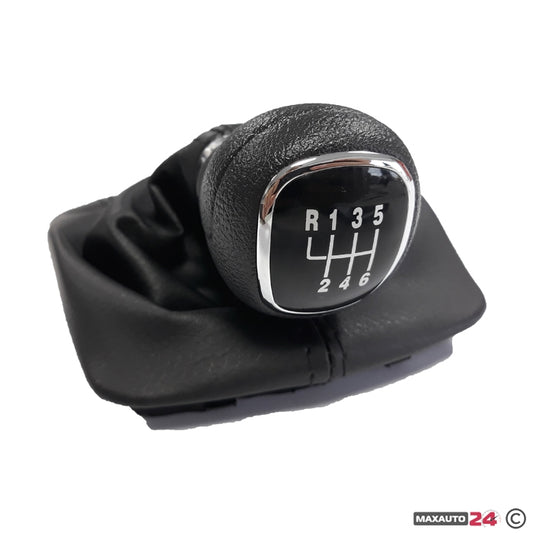 Топка за скоростен лост с маншон съвместима с Skoda Octavia 07-14 с 6 скорости