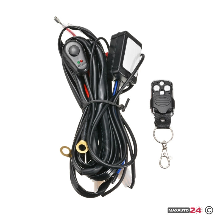 Захранващи кабели за 2 броя халогени 103 с дистанционно