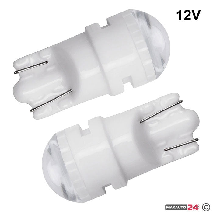 Диодни крушки - Т10 WEDGE-10 - 12V/24V - 2бр/к-т