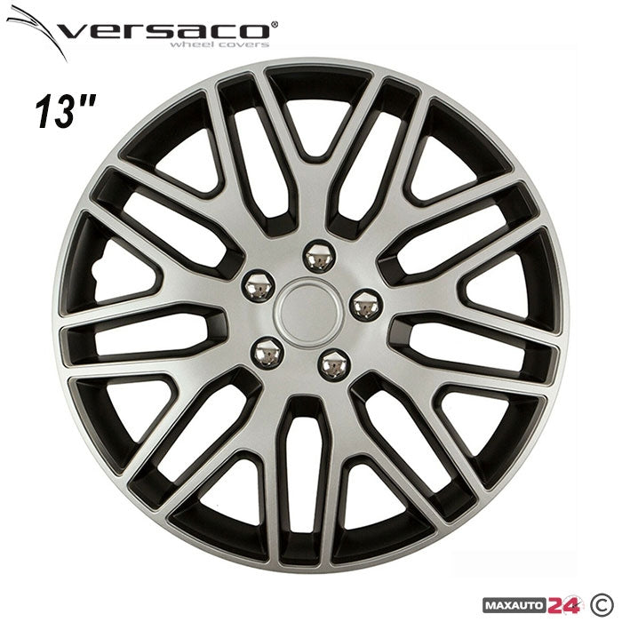 Тасове за джанти 13'' Versaco Dakar Silver/Black