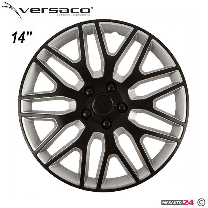 Тасове за джанти 14'' Versaco Dakar Black/Silver