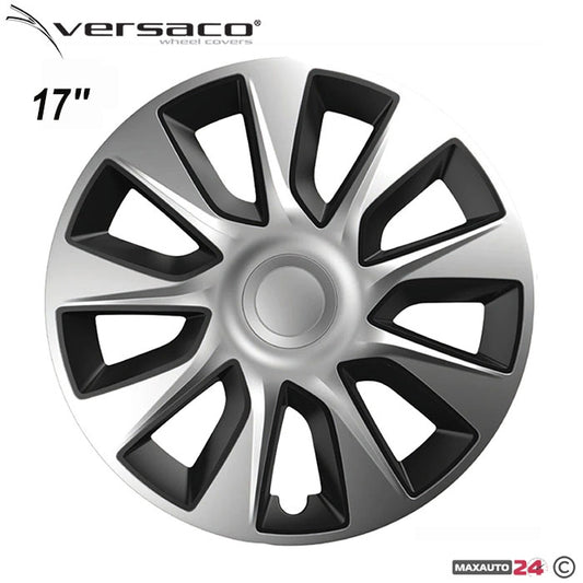 Тасове за джанти 17'' Versaco Stratos Silver / Black