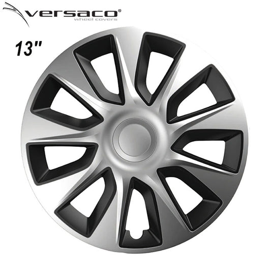 Тасове за джанти 13'' Versaco Stratos Silver / Black