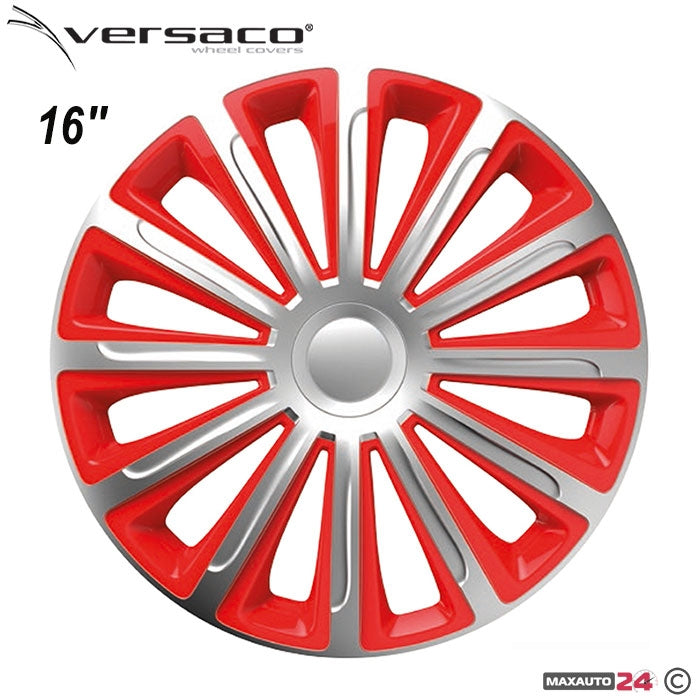 Тасове за джанти 16'' Versaco Trend Silver / Red