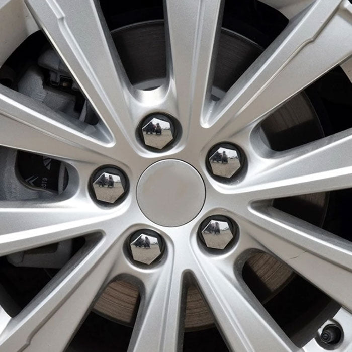 Декоративни капачки за болтове на джантите Versaco 19мм - хром