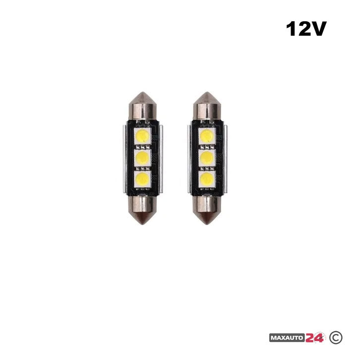 Диодни крушки 11041 - 39мм 2бр/к-т
