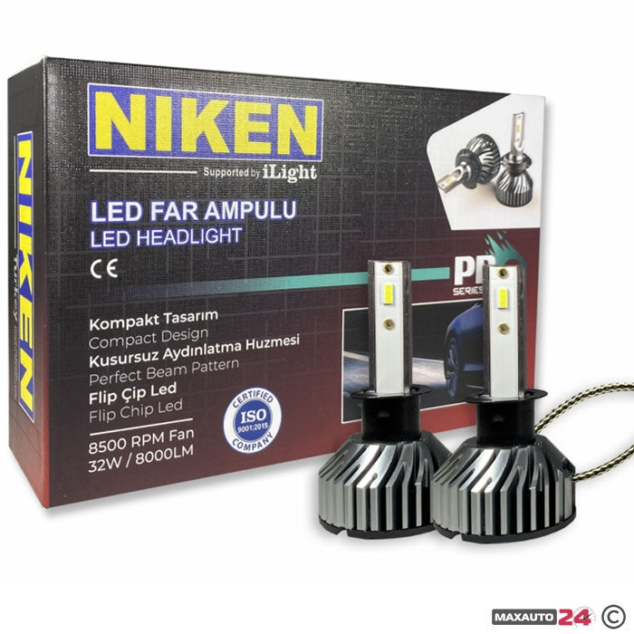 Диодни крушки NIken H1 ПРО 2бр/к-т