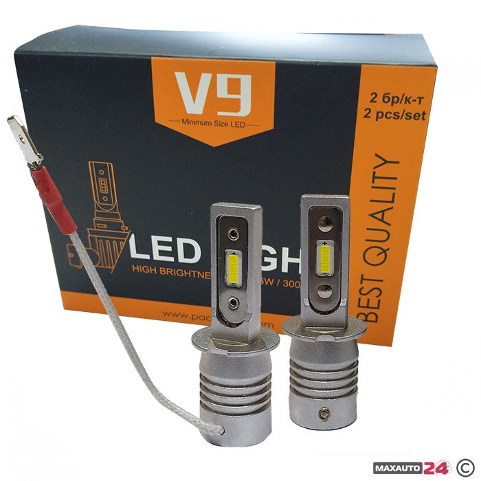 Диодни крушки 3900 V9-H3 2бр/к-т