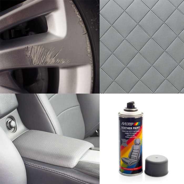 Спрей за винил и кожа Motip сив