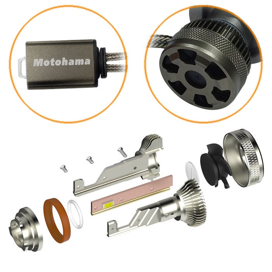 Диодни крушки Мотохама Х16 - 9006 - 12V