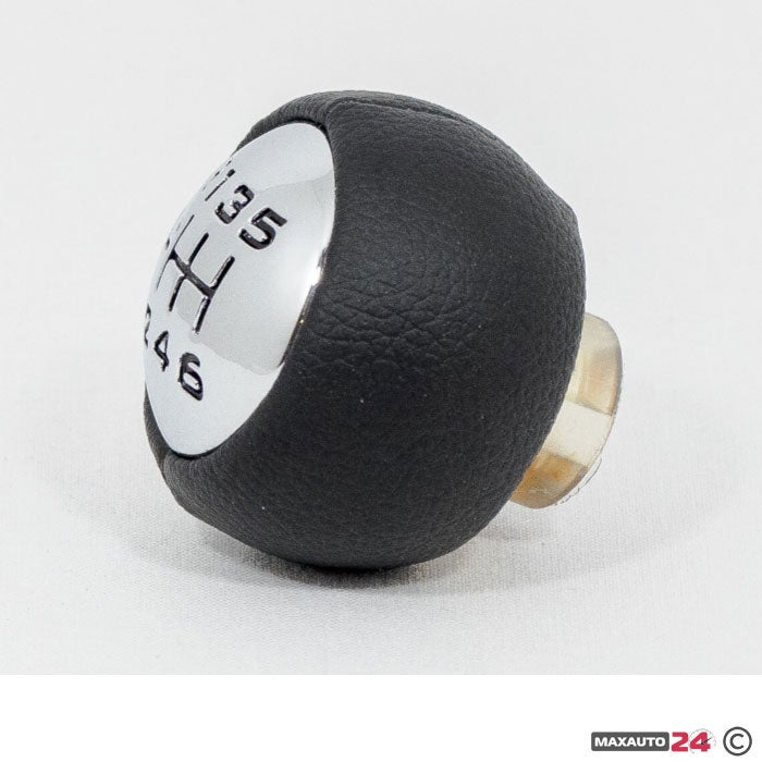 Топка за скоростен лост съвместима с Peugeot / Citroen - 6 скорости - Хром
