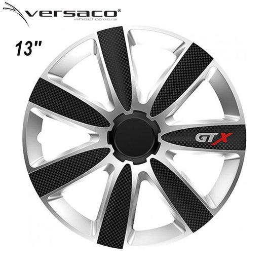 Тасове за джанти 13'' Versaco Carbon GTX - Black/Silver