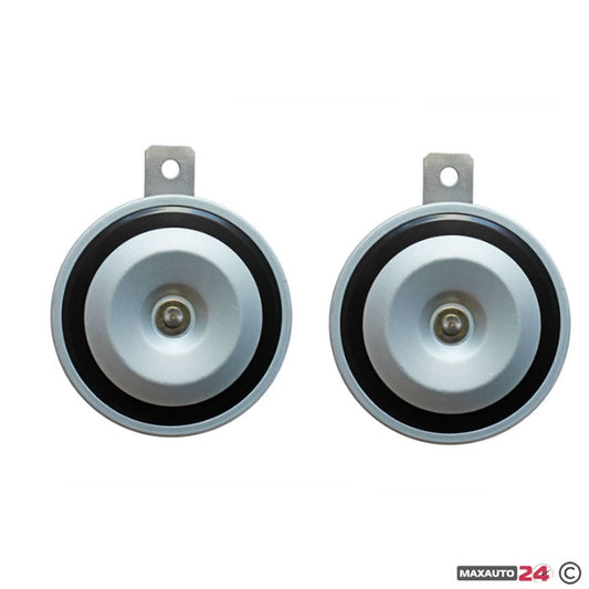 Електрически клаксон 503 - 12V Никел 97мм