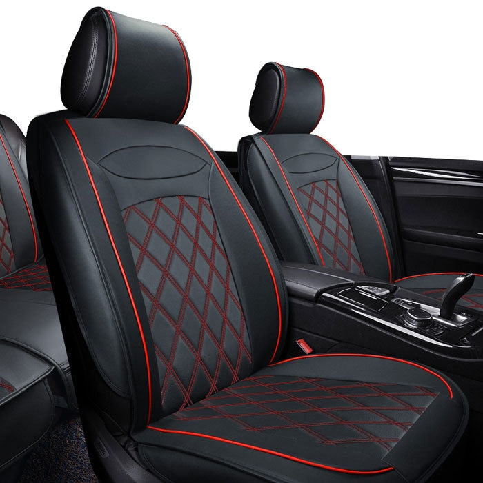 Тапицерия за МПС 1158 - 5 части Черно/Червено