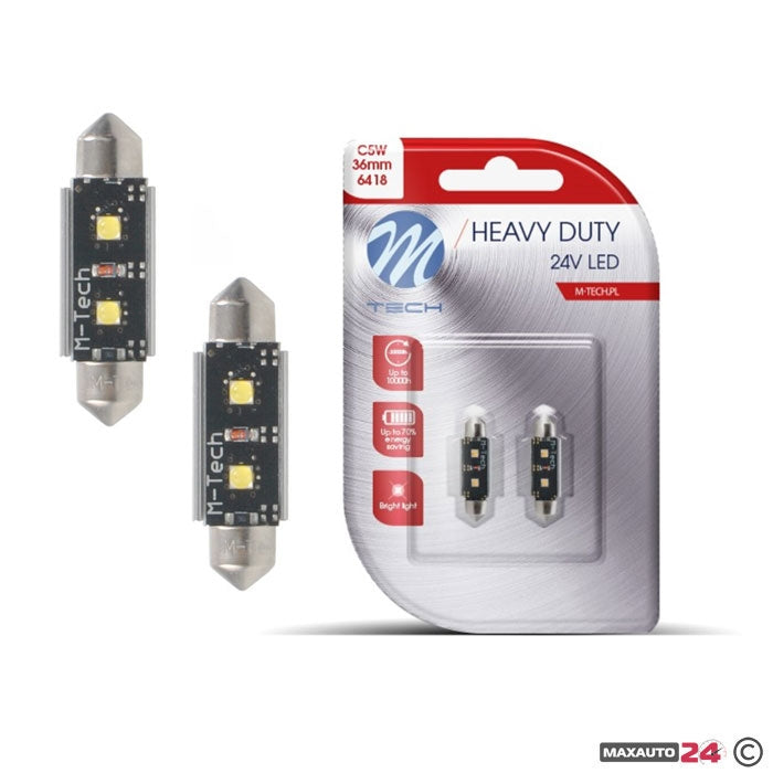 Диодни Крушки 24V Канбъс - LB9813W 36мм