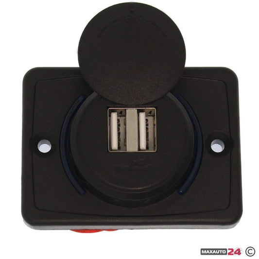 ДВОЕН USB ПОРТ 12-24V - W05237