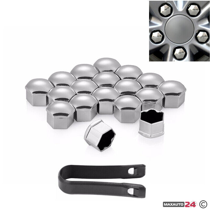 Капачки за болтове на джантите PA25-17“ 20 БР/К-Т - ХРОМ