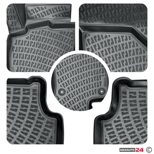 Гумени стелки RizLine съвместими с Fiat 500 L Pool Mat (2012-2017)