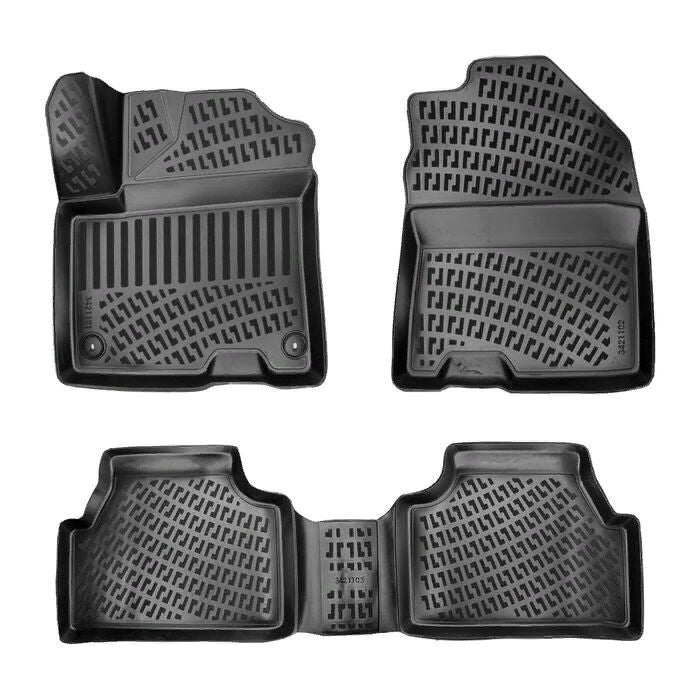 Гумени стелки RizLine съвместими с Hyundai Kona Electric (2017-2023)