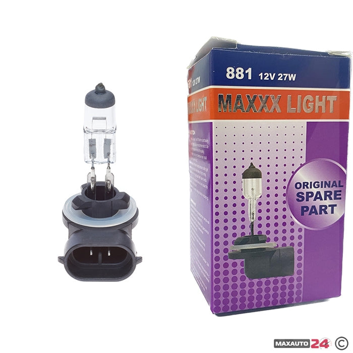 Крушка Maxxx Light - H27W/2 (881) 27W 12V