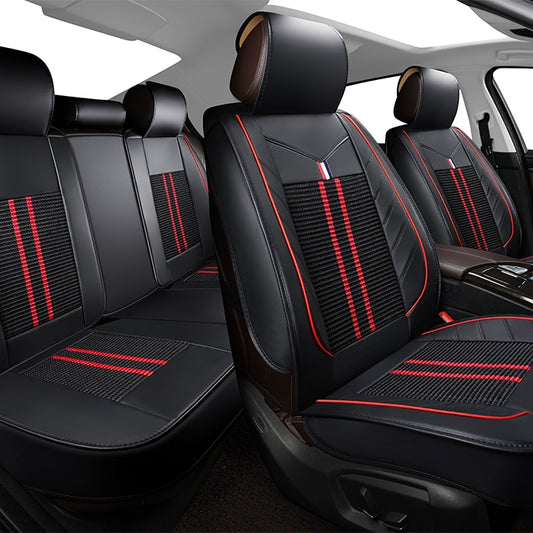 Тапицерия за МПС 1165 - 5 БР/К-Т Черно / Червено