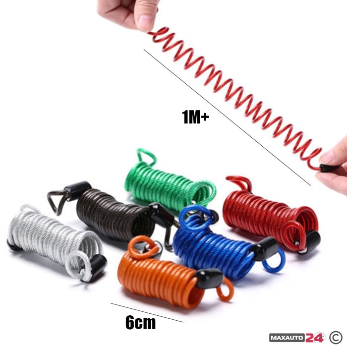 КАБЕЛ - СПИРАЛА PA625 1 МЕТЪР - 6 ЦВЯТА