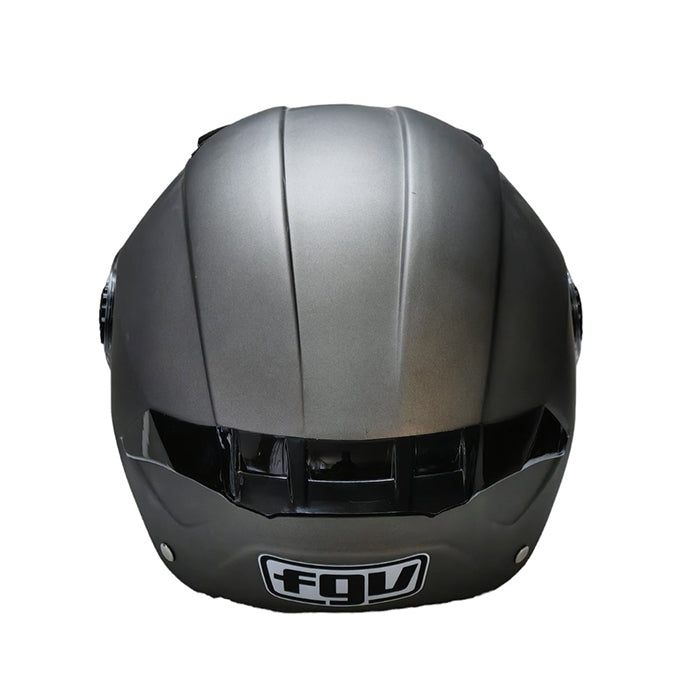 Каска за мотор - PA538 С Визьор и Спойлер - Сива