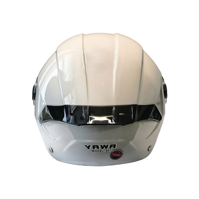 Каска за мотор - PA538 с Визьор и Спойлер - Бял