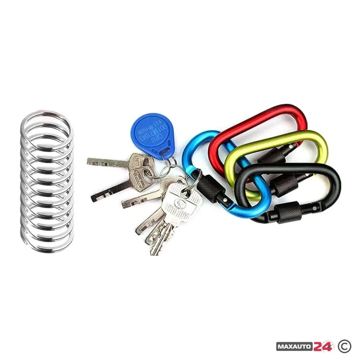 КЛЮЧОДЪРЖАТЕЛ PA620 КАРАБИНЕР - 6 ЦВЯТА