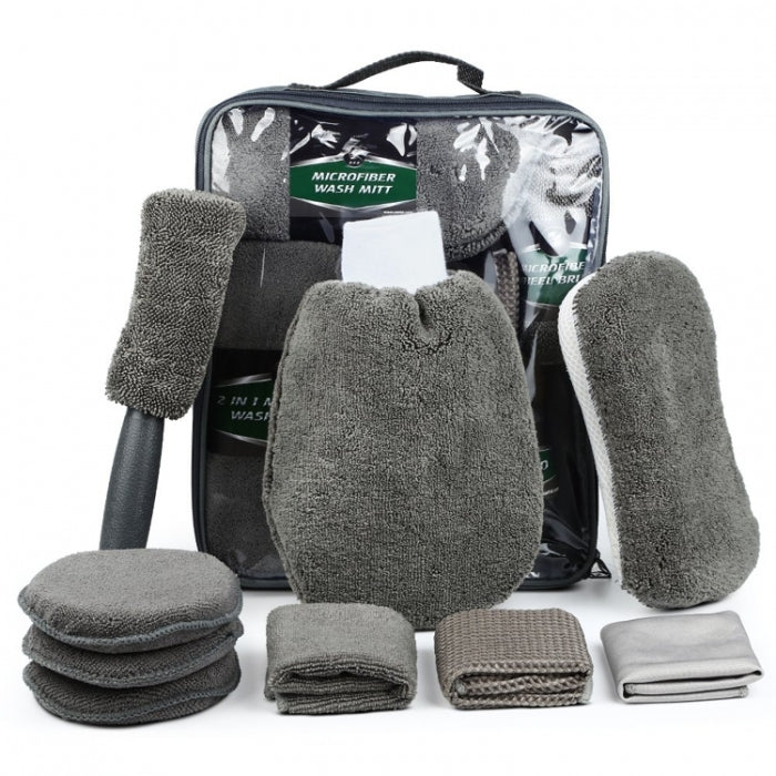 Комплект за почистване на МПС - 9 части