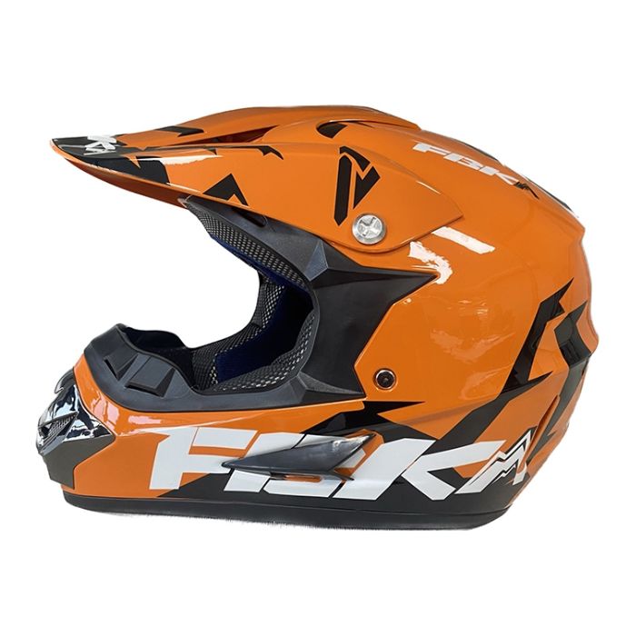 Детска Мотокрос Каска 125 - XXS - ORANGE