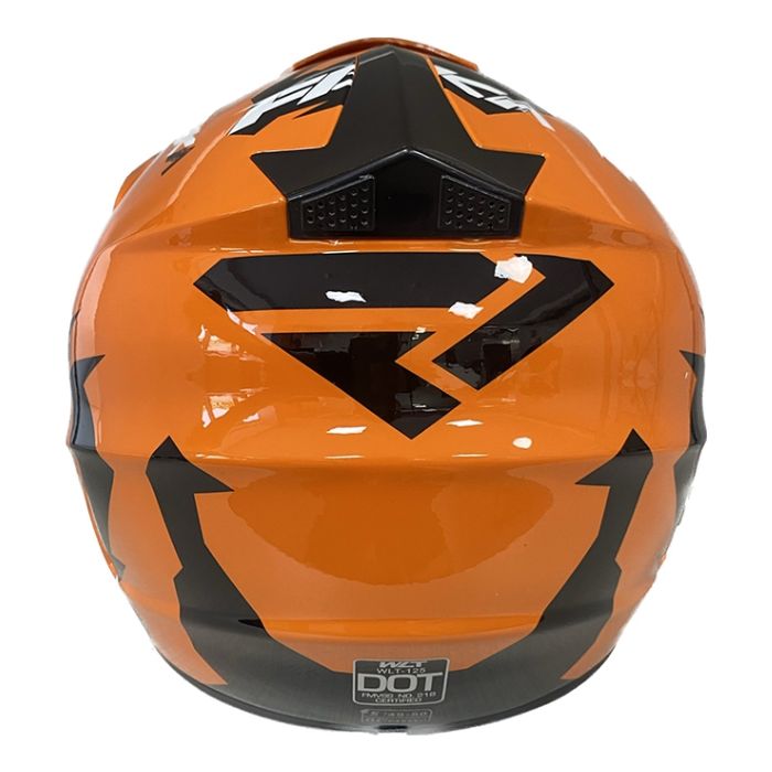 Детска Мотокрос Каска 125 - XXS - ORANGE