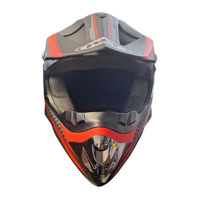 Детска Мотокрос Каска 125 - XXS - Black / Red Argos