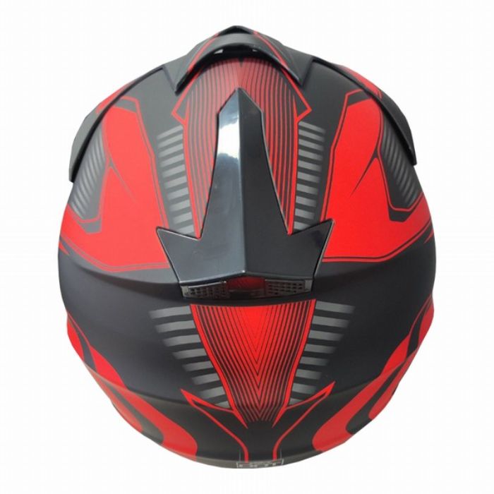 Детска Мотокрос Каска 125 - XS - Black / Red Argos