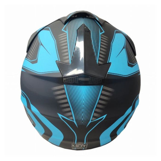 Детска Мотокрос Каска 125 - XS - Black / Blue Argos