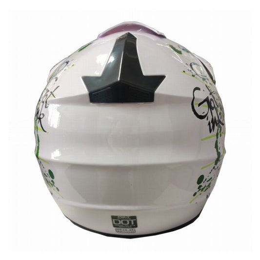 Детска Мотокрос Каска 125 - XXS - White