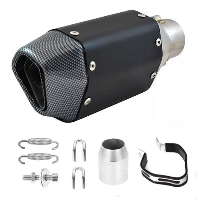 Гърне за мотоциклет PA938 - 27см - ЧЕРНО С КАРБОН