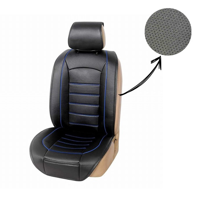 Калъф за седалка на МПС  3019 1 Брой - Черно/Синьо