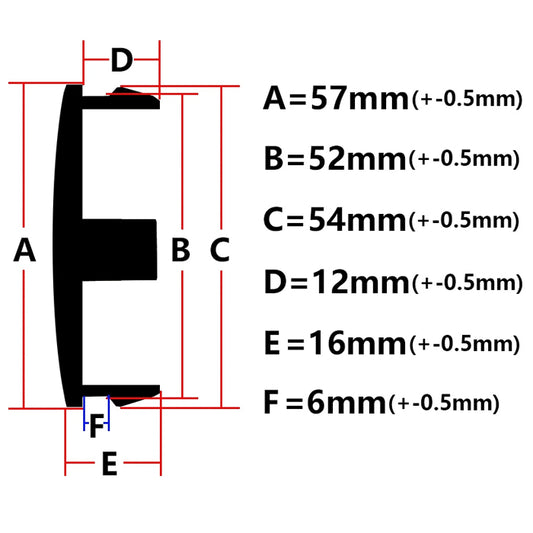 Капаче за Джанта PG230 SPORT 4 БР/К-Т - Сиво