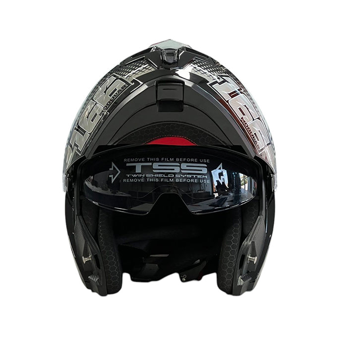 Каска 166 - Размер M - Черно/Бяло