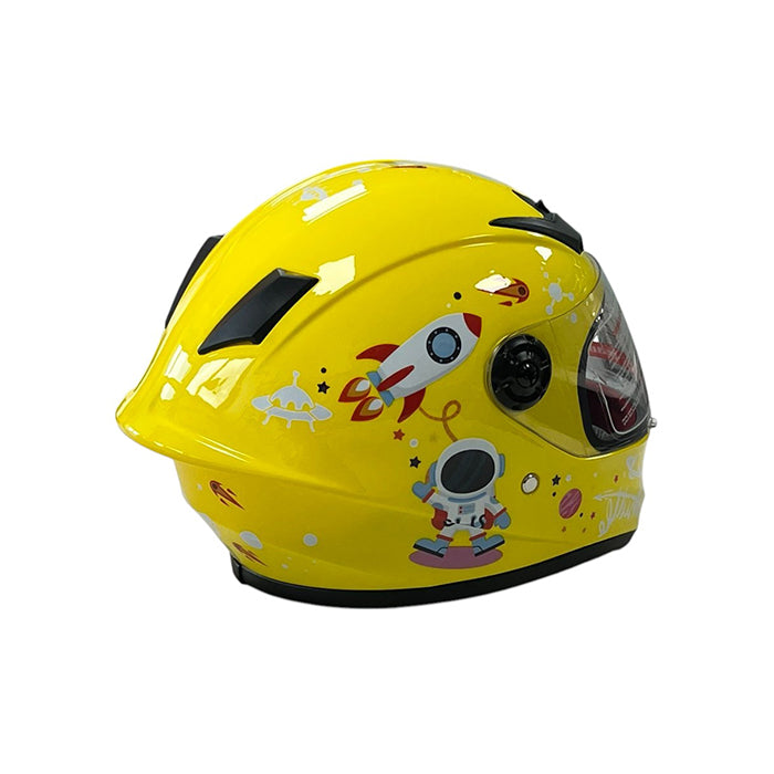 Детска каска 506 - размер М - Жълта