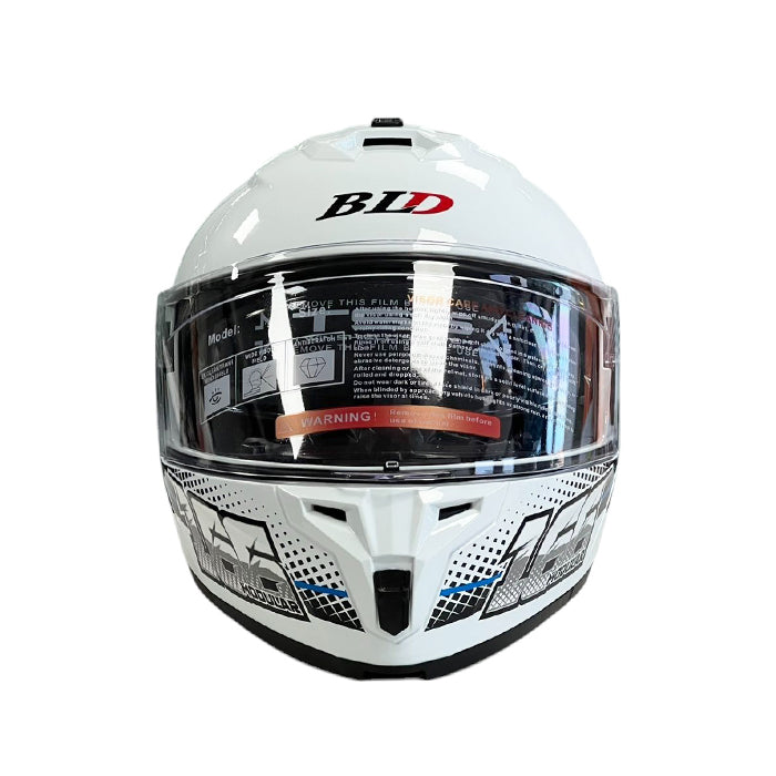 Каска 166 - Размер S - Бяло/Синьо