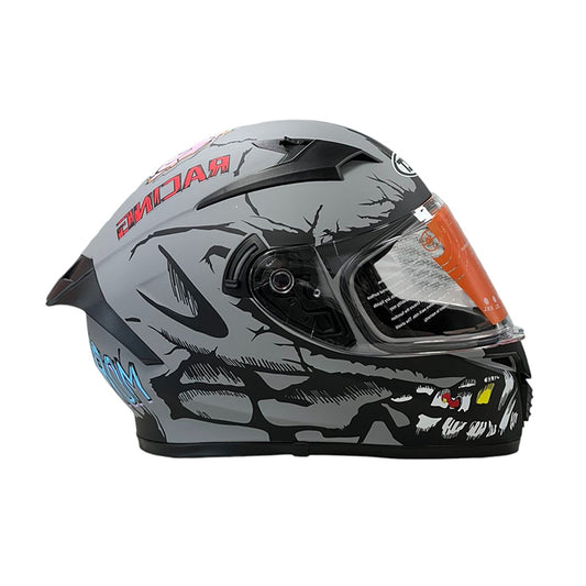 Каска за мотор 108 - размер M - Matt Grey 2