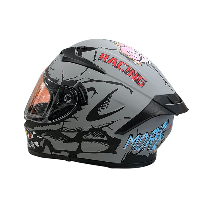 Каска за мотор 108 - размер S - Matt Grey 2