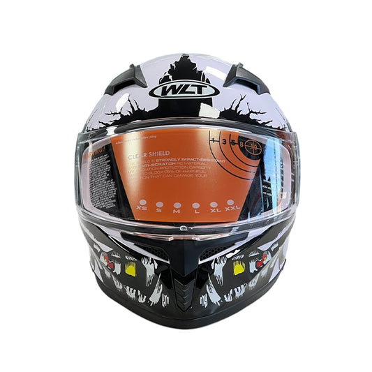 Каска за мотор 108 - размер M - White