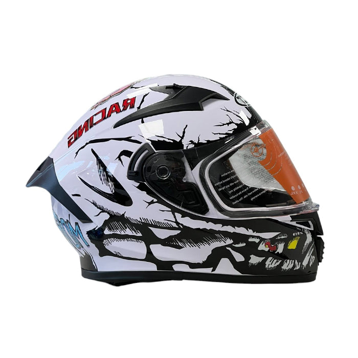 Каска за мотор 108 - размер L - White