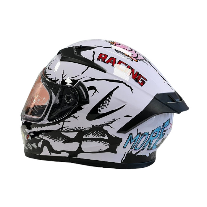 Каска за мотор 108 - размер L - White