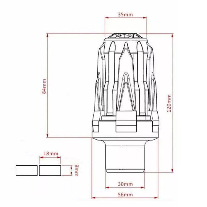 Краш тапа за мотоциклет PA852  Черна