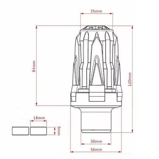 Краш тапа за мотоциклет PA852  Черна