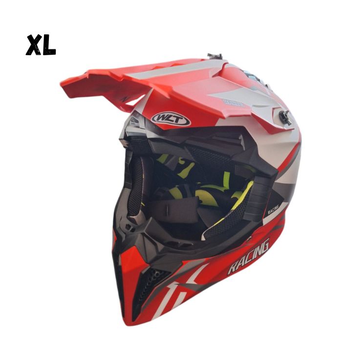 Кросова Каска 127 - XL - Red/ White